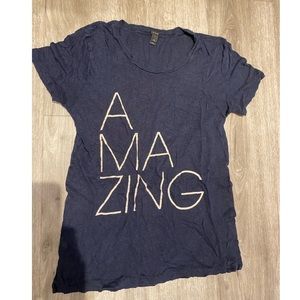 J. Crew Blue T-shirt XS
